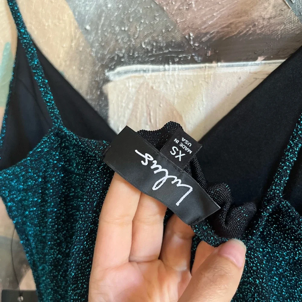 Lulus NWT metallic Mini dress - Picture 6 of 6